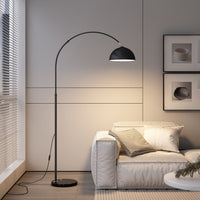 Trevo Arc Floor Lamp, Marble Base Adjustable