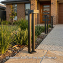 Nivra Solar Pathway Bollard Light, Aluminium