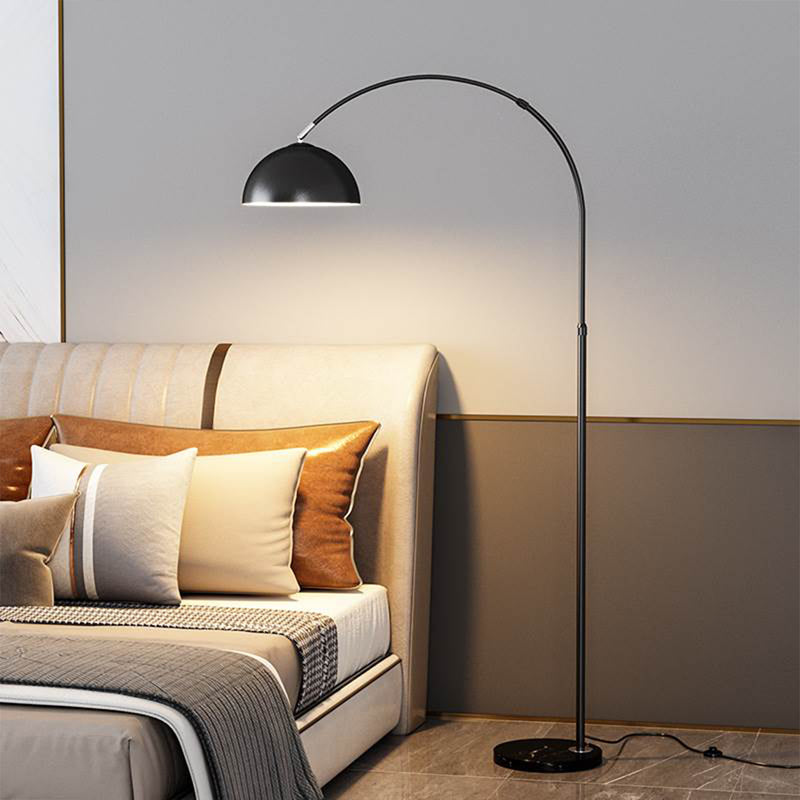 Trevo Arc Floor Lamp, Marble Base Adjustable