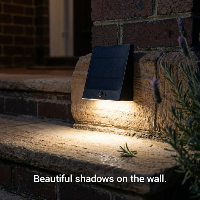 Taurus Solar Wall & Step Light, Dual Mount
