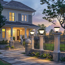 Priva Solar Pillar Light Pumpkin, 3 Colour Modes