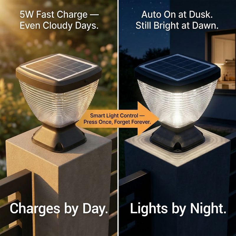 Nexi Solar Pillar Light Moon Design, 3 Colours