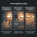 Pisces Solar Wall Light 1000LM, 3 Motion Modes