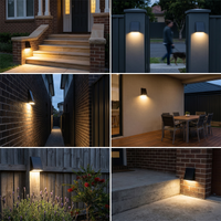 Taurus Solar Wall & Step Light, Dual Mount