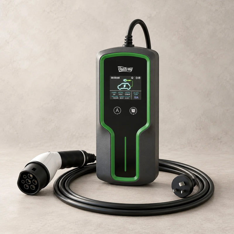 Zorix Portable EV Charger 2.3kW Type 2, SAA Plug