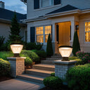 Priva Solar Pillar Light Pumpkin, 3 Colour Modes