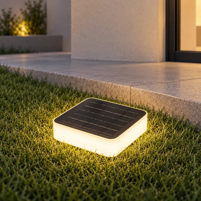 Niteo Round In-Ground Solar Lights, 4-Pack