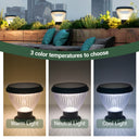 Priva Solar Pillar Light Pumpkin, 3 Colour Modes