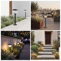 Goya PT0301 solar garden path lights for patios, pathways, garden beds and entrances