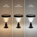 Verta PT0302 solar garden light with 3000K, 4000K and 6000K colour temperatures