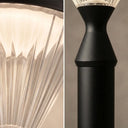 Verta PT0302 solar garden light with prismatic PC shade and die-cast aluminium body