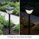 Striva PT0303 solar garden light charging by day and glowing at night