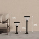 Striva PT0303 adjustable solar lawn light with 340mm and 540mm setups