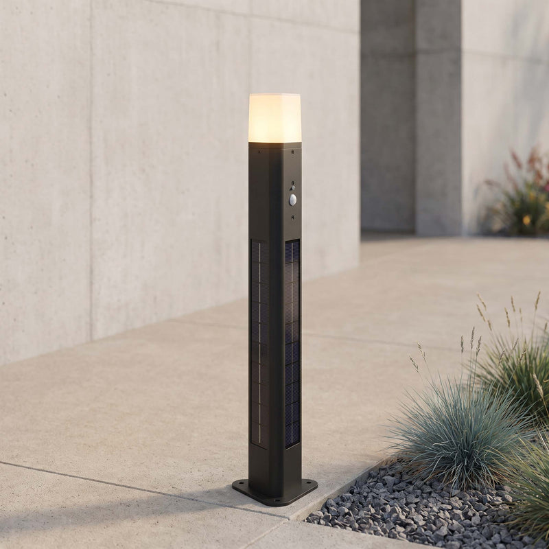 Virgo Solar Motion Sensor Bollard Light, 3 Colours
