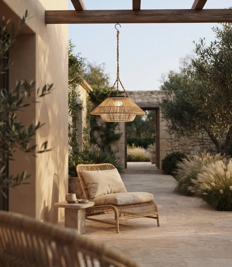 Solar Rattan Lights