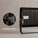 E027EI LED work light integrated anti-fog breather valve detail