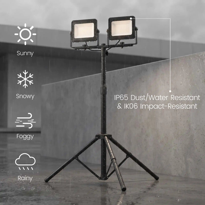 E027EI IP65 dust and water resistant LED work light for outdoor conditions