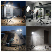 E027EI portable LED work light for construction, photography, camping and renovation